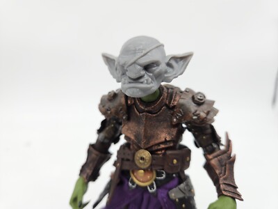 Custom 3d Printed Pissk'n Goblin Headsculpt For Mythic Legions 1/12 Figure