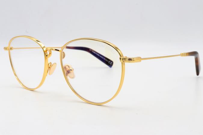 Tom Ford TF5749-B 5749 Eyeglasses Gold Havana 030 Authentic Tom Ford TF5749-B 5749 Eyeglasses Gold Havana 030 Authentic