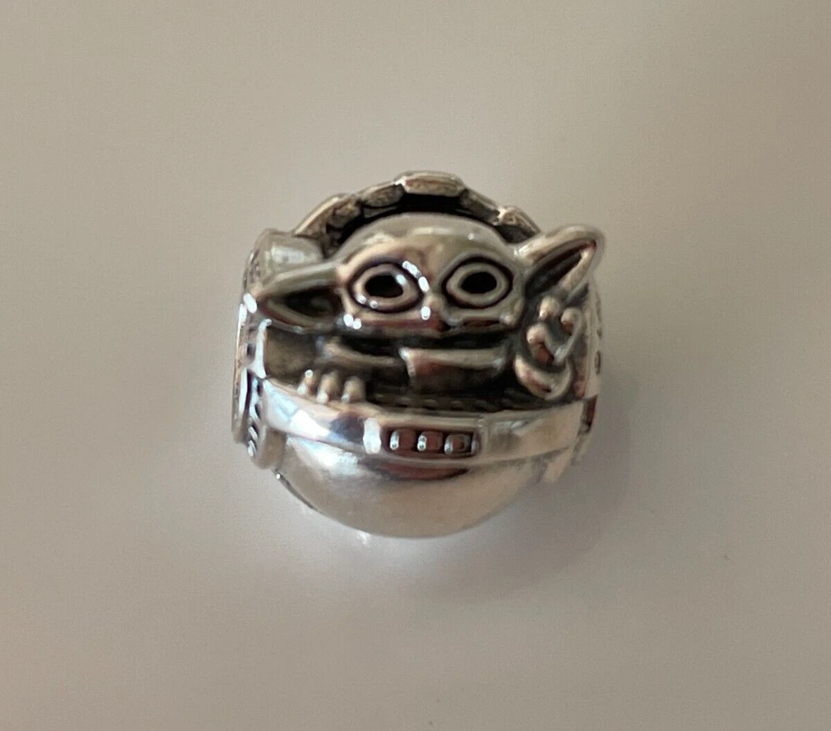 Genuine PANDORA Star Wars Grogu Crib Charm 799511C01 NEW Fast