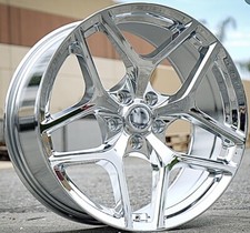 20 X9 Chrome 2015 Chevy Camaro Z28 Oe Replica Wheels Staggered 5x120 27 4x