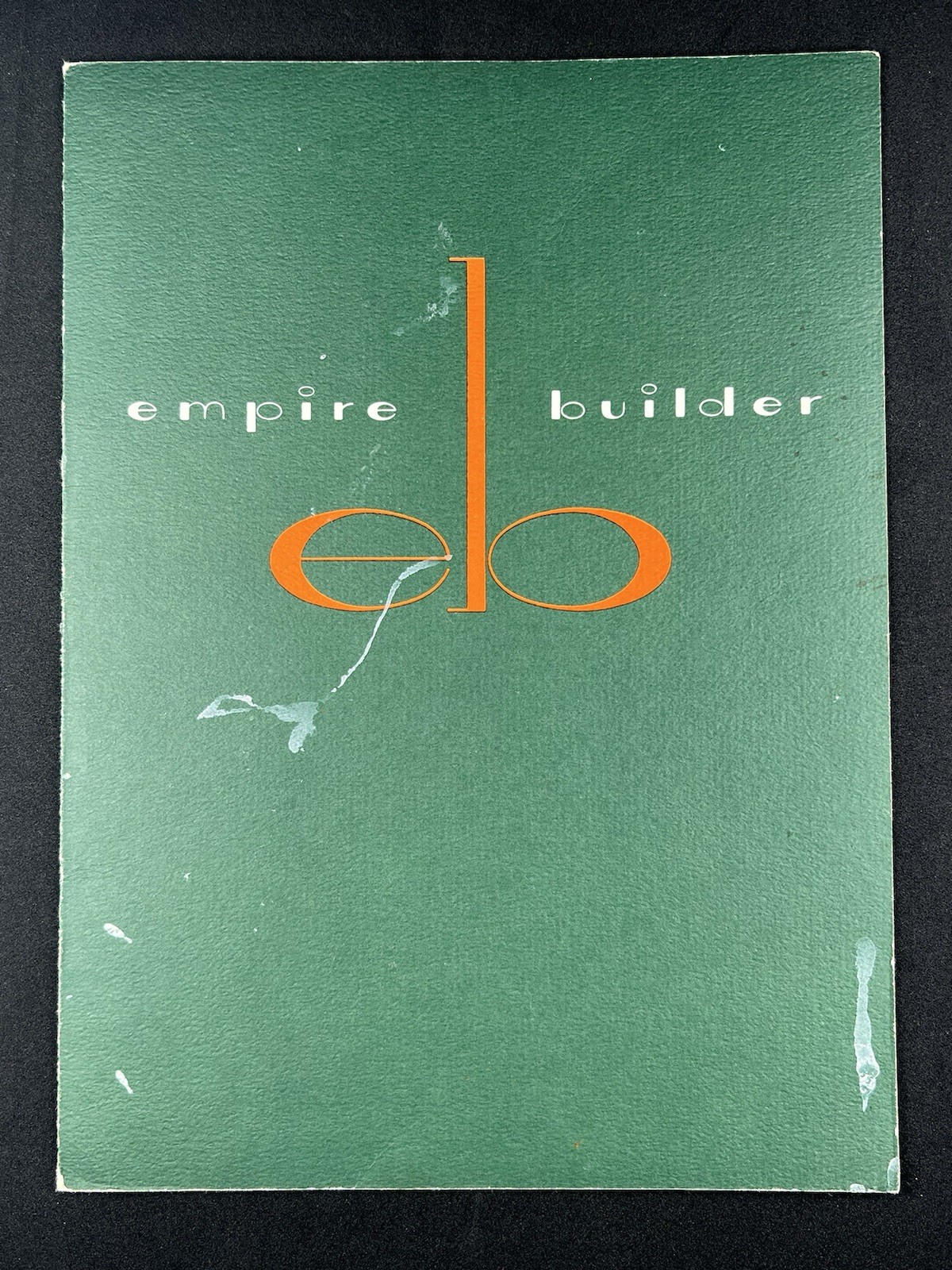 1969 Empire Builder Menu - Great Northern / Northern Pacific - Vintage Railroad