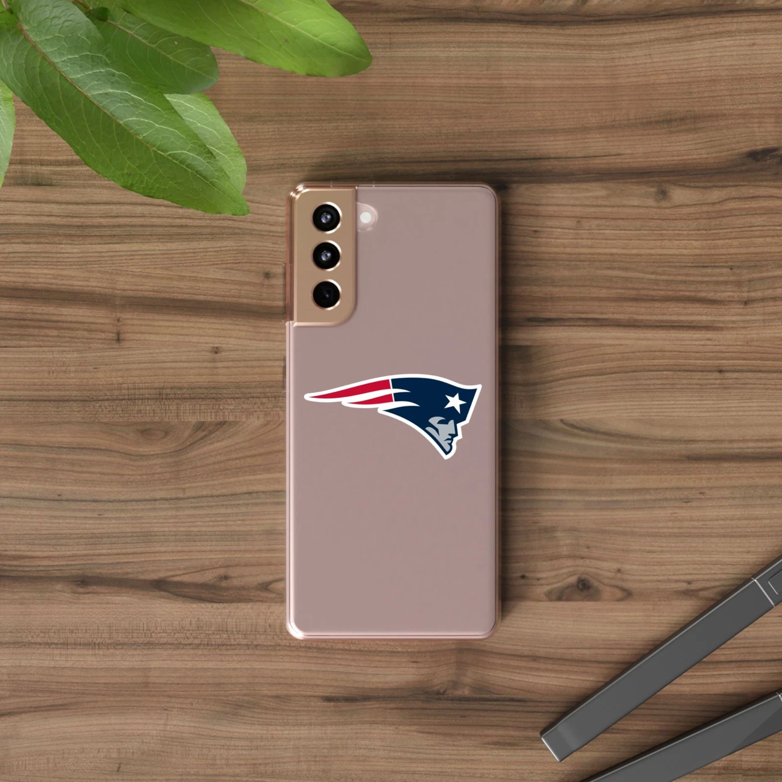 New England Patriots Clear Phone Case for iPhone