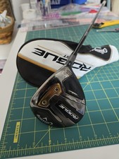 CALLAWAY 2024 ROGUE ST MAX FAIRWAY 3 WOOD GRAPHITE STIFF FLEX W/New Head Cover