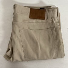 Sportscraft Mens Bedford Chino Straight Stretch Pants Size 32 LightMark Verygood