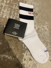 Vetements White Socks Black Band - New