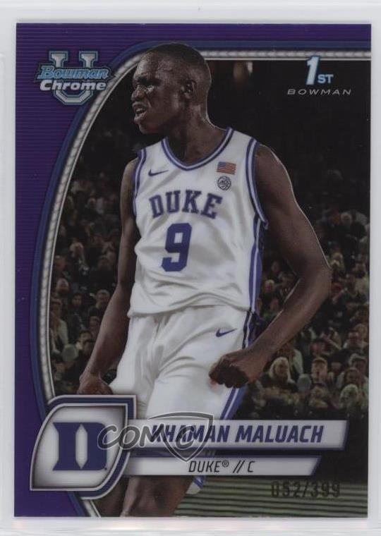 2024-25 Bowman U Chrome Purple Refractor /399 Khaman Maluach #46
