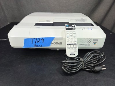 Epson BrightLink 696Ui Full HD Projector 1729 Lamp Hrs. w/ Remote FAST SHIP!  
