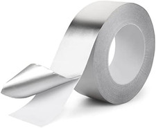 Aluminum Foil Tape, 3.9 Mils Thick, Heavy-Duty Insulation Adhesive 3" X 50 Yds 