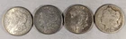 LOT OF 3 1921 P 1 1890 P MORGAN SILVER DOLLARS #59