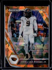 2021 Panini Prizm Draft Picks Collegiate #141 Hamilcar Rashed Jr. Orange Ice