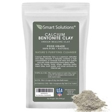 Calcium Bentonite Clay, 2 lb Pure Indian Healing Clay - All Natural for Exter...