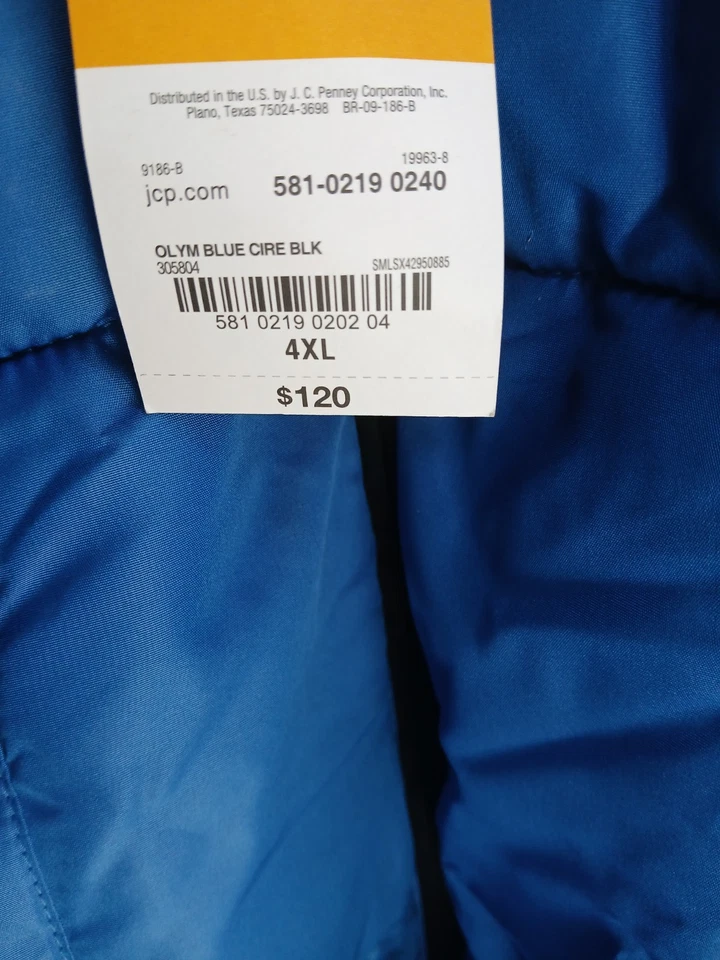 Abrigo con cremallera de invierno de fundición 4XL para hombre con capucha extraíble Foto 3 de 4