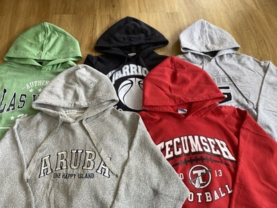 Vintage Hoodie Bundle Herren Damen   5er Set Y2K College Streetwear