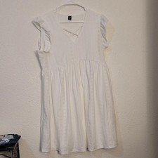 SHEIN Curve White Textured Top