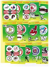 1990 Fleer Action Series Logo Stickers - Lot of 25