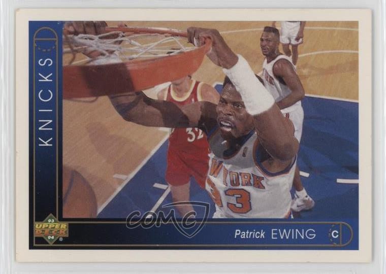 1993-94 Upper Deck Golden Grahams French Patrick Ewing #4 HOF 15ab