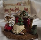 Wee Forest Folk- M-191 Christmas Eve - Retired - Mouse w/fireplace 1993 — photo 7