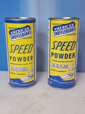 2 cans of American Shuffleboard Speed Powder Wax Full Cans