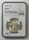 1939-S 50c Walking Liberty Half Dollar NGC MS66 ** AQE2002