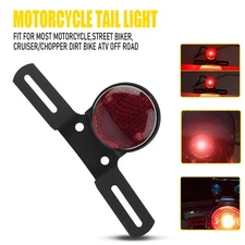 Motorcycle LED Stop Brake Tail Light Lamp For Harley Bobber Chopper Cafe Racer