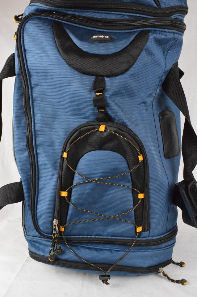 Samsonite Rolling Duffel Bag Blue Wheeled Backpack Large 30 Travel samsonite-rolling-duffel-bag-blue-wheeled-backpack-large-30-travel