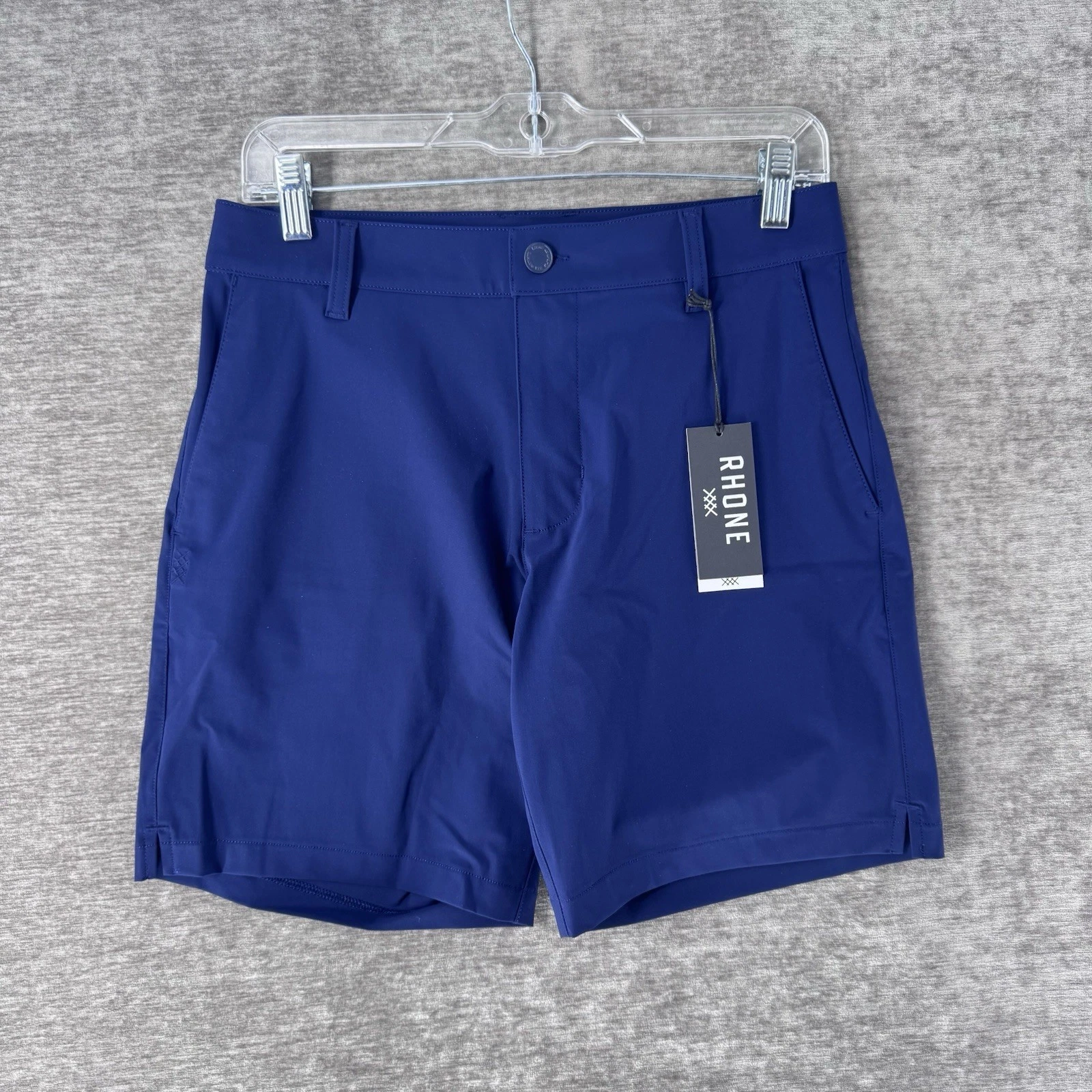 Rhone 8” Resort Shorts Men’s Size 28 Quick Dry Italian Fabric Blue $98 NWT