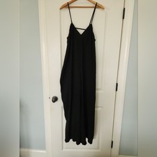 Black Crepe Jumpsuit By "New In" - M