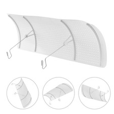 1Pcs Durable ABS Air Conditioner Deflector Indoor White Anti Blowing Windshield
