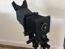 Sinar F2 4x5 camera with Fujinon 210mm And Accessories