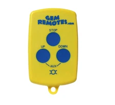 Gem Remotes 3-Button Transmitter – New Replacement Remote Control