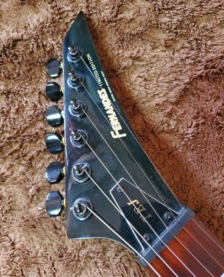 Early model, gold logo, FERNANDES TEJ-45, fully original, tiger stripe p #QY7AZ3