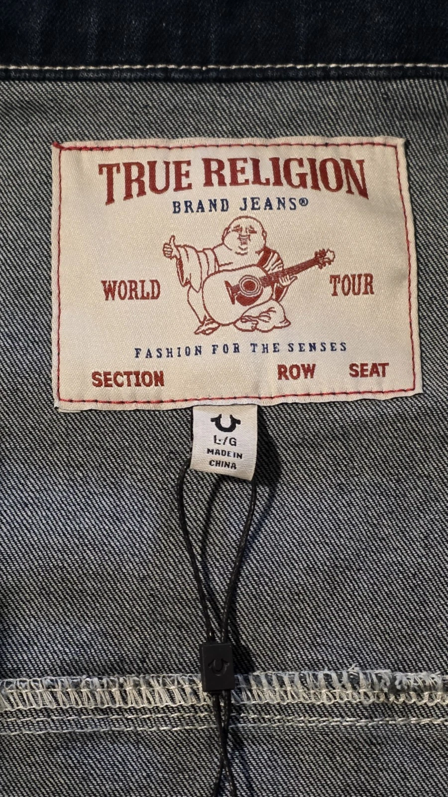 New True religion - Ladder Stitch Denim Jacket - product detail image 4