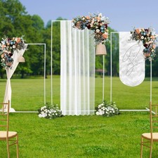 Rectangular Metal Backdrop Stand Rectangular Balloon Frame, Metal Backdrop Stand