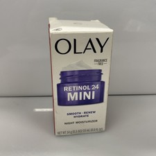 Olay Retinol 24 Mini Fragrance-Free Smooth, Renew, Hydrate Night Moisturizer 0.5