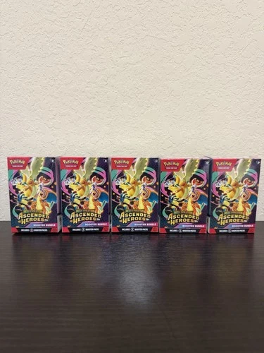 Pokemon TCG Ascended Heroes Booster Bundle - LOT OF 5 (FACTORY SEALED)