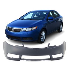 Bumper Cover For 2010-2013 Kia Forte Sedan Hatchback Wfog Lamp Holes Front Bumper Cover For 2010-2013 Kia Forte Sedan Hatchback Wfog Lamp Holes Front