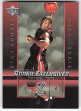 2003-04 Upper Deck Rookie Exclusives Dwyane Wade RC #5 Miami Heat