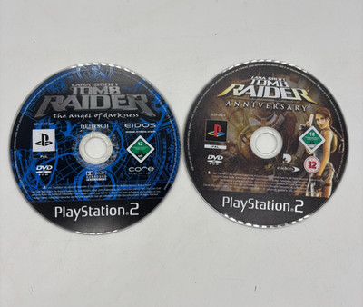 PS2 Playstation 2 - Lara Croft Tomb Raider 2 Spiele - CD