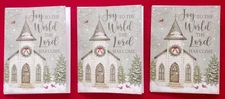 "Came The Lord", (5) Leanin Tree Christmas, New Yr Cards, New With (5) Envelopes