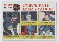 1980 Topps League Leaders Scratched Charlie Simmer Marcel Dionne Danny Gare 0i6