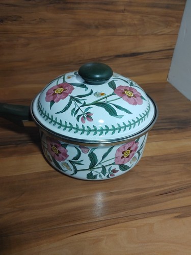 Portmeirion Giardino Botanico Viola Rosa Roccia 2 Quart Casseruola con Coperchio Spagna - Foto 5 di 10