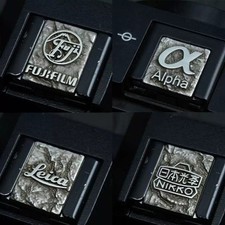 Distress Hot Shoe Cover Camera Cupronickel Metal For Nikon Fujifilm Sony Leica
