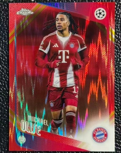 Michael Olise 2025-26 Topps Chrome UCC Hongbao Red Base #4 C
