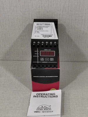 SUB-ZERO VMRC-10/3 Three Phase Line Voltage Monitor LVM New Open Box