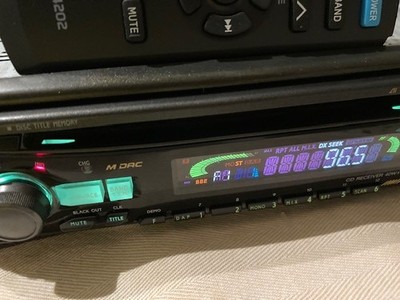 ALPINE CAR AUDIO AMBER AM/FM CD BBE EQ UNIT CDA-7840 REMOTE INC RARE BMW PORSCHE
