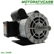 ALL-CARB 5/8" Shaft Diameter 5HP Electric Motor 345 0RPM Single Phase Motor