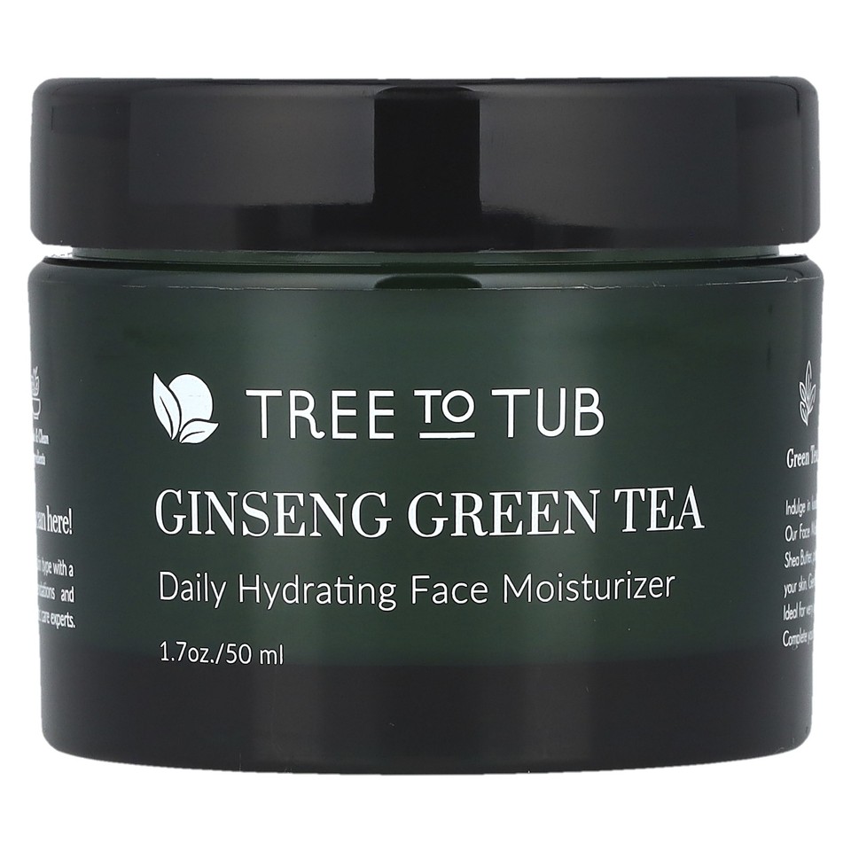 Ginseng Green Tea, Daily Hydrating Face Moisturizer , 1.7 oz (50 ml)