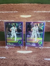 2022 Topps Heritage Hot Box Chrome Purple Refractor-Gavin Sheets #181 RC (2x)