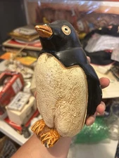 Mid Century Jaru CA Pottery Modern Penguin Sculpture 1974 Figurine 10”