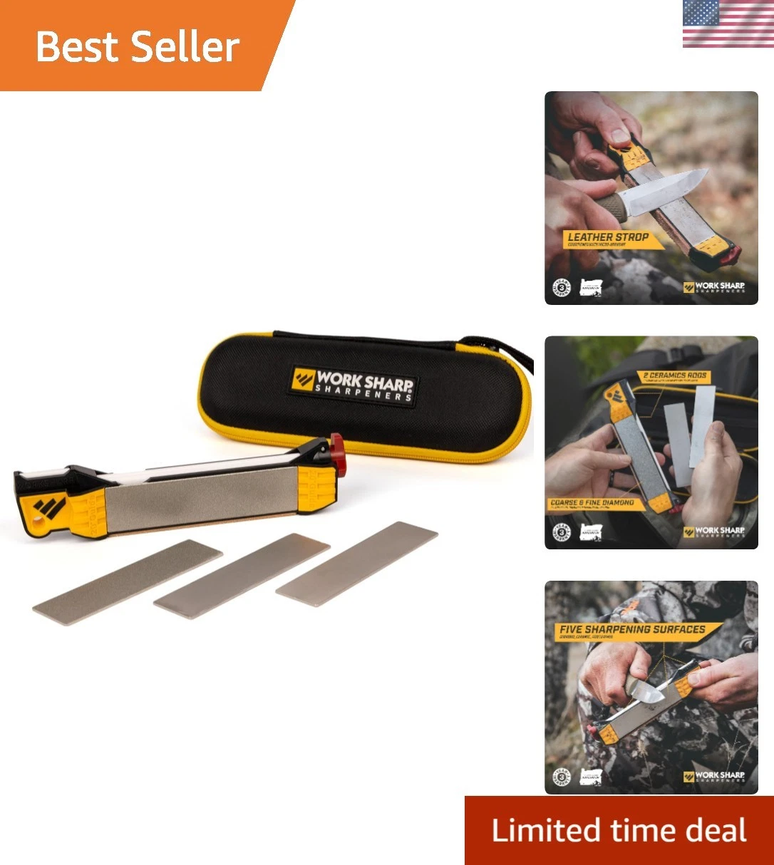 Guided Elite Field Knife Sharpener with Travel Case - Essential Outdoor Tool
Opens in a new window o